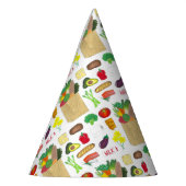 グリーンマーケットスーパーショッピングフルーツ野菜食品 パーティーハット (左)