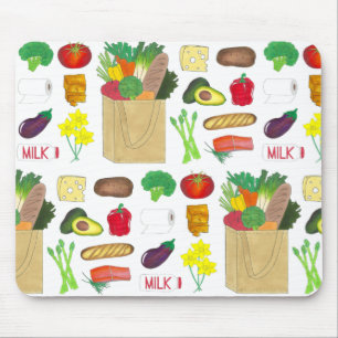 グリーンマーケットスーパーショッピングフルーツ野菜食品 マウスパッド