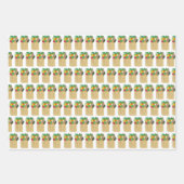 グリーンマーケットスーパー農家マーケットグロセリー ラッピングペーパーシート (正面2)