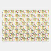 グリーンマーケットスーパー農家マーケットグロセリー ラッピングペーパーシート (正面)