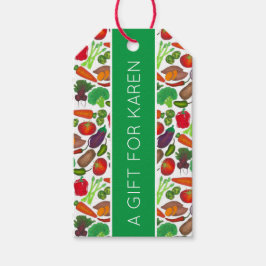 グリーンマーケット野菜を生産する菜園 ギフトタグ