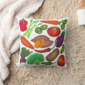 グリーンマーケット野菜を生産する菜園 クッション (ブランケット)