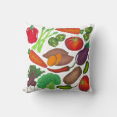 グリーンマーケット野菜を生産する菜園 クッション (正面)