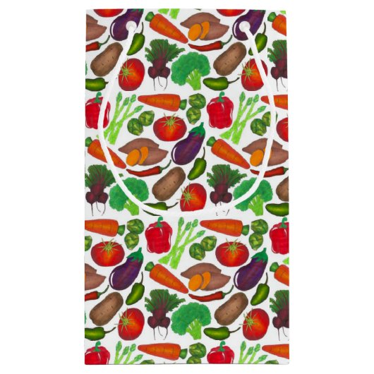 グリーンマーケット野菜を生産する菜園 スモールペーパーバッグ (裏面)