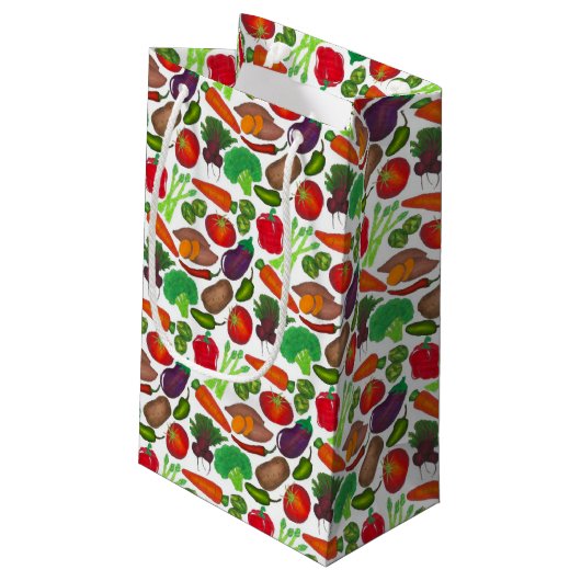 グリーンマーケット野菜を生産する菜園 スモールペーパーバッグ (裏面アングル)