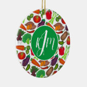 グリーンマーケット野菜を生産する菜園 セラミックオーナメント (右)