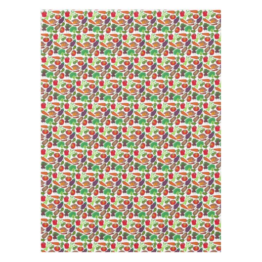 グリーンマーケット野菜を生産する菜園 テーブルクロス (正面)