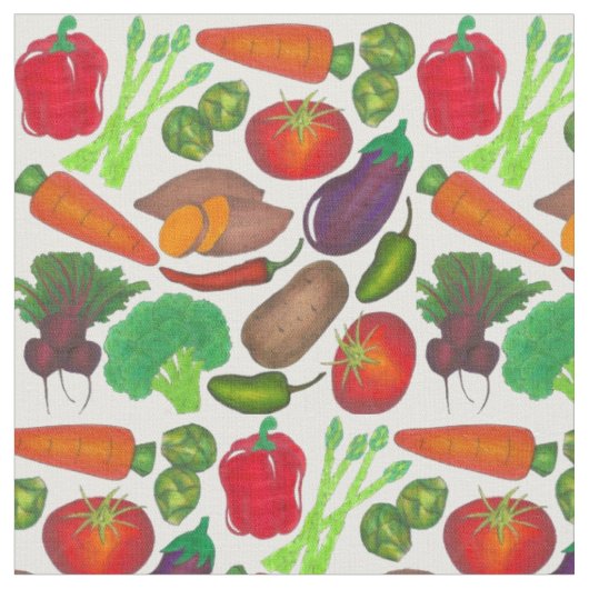 グリーンマーケット野菜を生産する菜園 ファブリック (クローズアップ)