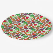 グリーンマーケット野菜を生産する菜園 ペーパープレート (アングル)