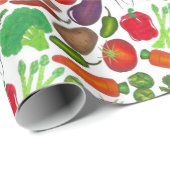 グリーンマーケット野菜を生産する菜園 ラッピングペーパー (ロールコーナー)