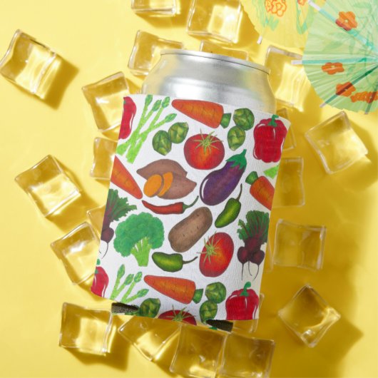グリーンマーケット野菜を生産する菜園 缶クーラー (インサイチュ 夏)
