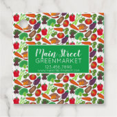 グリーンマーケット食料品店の菜園プロデュース フェイバータグ (正面)