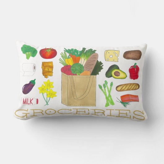 グリーンマーケット食料品店フルーツ野菜市場 ランバークッション (正面)