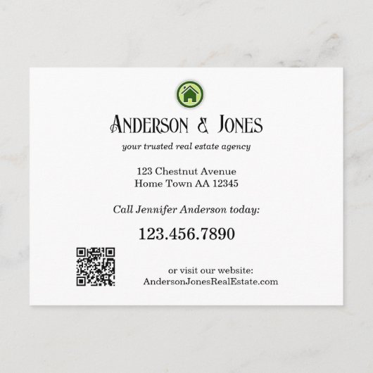 グリーンマーケティング実在エテート ポストカード (裏面)