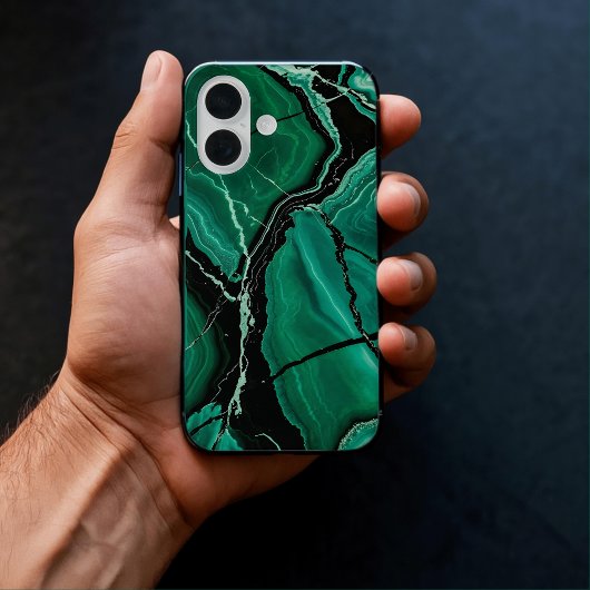 グリーンマーブルギフト Case-Mate iPhoneケース