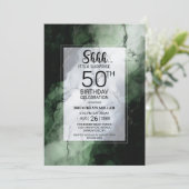 グリーンマーブルサプライズ50thバースデーパーティー 招待状 (スタンド正面)