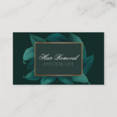 グリーンマーブルリーフクラシック 名刺 (正面)