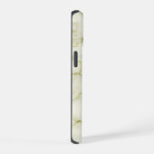 グリーンマーブル模様 iPhone 15ケース (右側面)