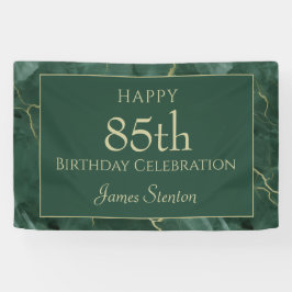 グリーンマーブル85歳の誕生日 横断幕