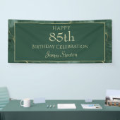 グリーンマーブル85歳の誕生日 横断幕 (トレードショー)