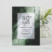 グリーンマーブル90th誕生日パーティー 招待状 (スタンド正面)
