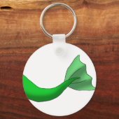 グリーンマーメイドテール キーホルダー (正面)