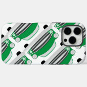 グリーンミアンレトロカーボーイ誕生日 Case-Mate iPhoneケース (裏面 (横))