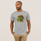 グリーンミエベラキャンバスティー – メンズ Tシャツ (正面フル)