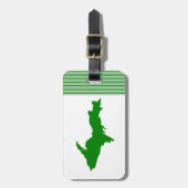 グリーンミシガンアッパー半島 ラゲッジタグ (正面縦)