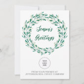 グリーンミスタントーリース会社ロゴビジネス シーズンカード (正面)