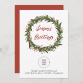 グリーンミスタントーリース会社ロゴビジネス シーズンカード (正面/裏面)