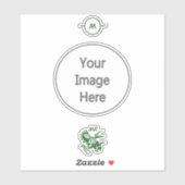 グリーンミスタープロTriceratops熟練した古代 シール (シート)