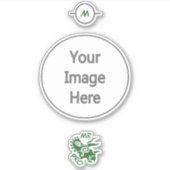 グリーンミスタープロTriceratops熟練した古代 シール (正面)