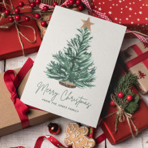 グリーンミニマリストヴィンテージクリスマスツリー