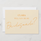 グリーンミニマルボス結婚ズの花嫁 招待状 (正面)