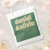 グリーンミニマル結婚ヴォス フェイバーバッグ (クリップ留めされた状態)