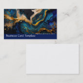 グリーンミネラルベインターコイズ 名刺 (正面/裏面)