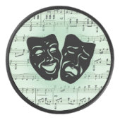 グリーンミュージックとシアターギリシャのマスク アイスホッケーパック (正面)