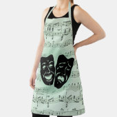 グリーンミュージックとシアターギリシャのマスク エプロン (インサイチュ)