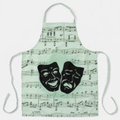 グリーンミュージックとシアターギリシャのマスク エプロン (正面)