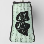 グリーンミュージックとシアターギリシャのマスク ゴルフヘッドカバー (回転90)