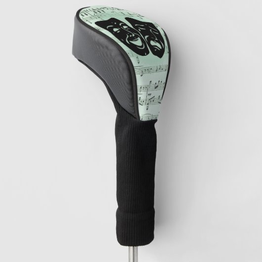 グリーンミュージックとシアターギリシャのマスク ゴルフヘッドカバー (アングル)