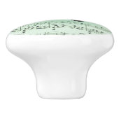 グリーンミュージックとシアターギリシャのマスク セラミックノブ (側面)