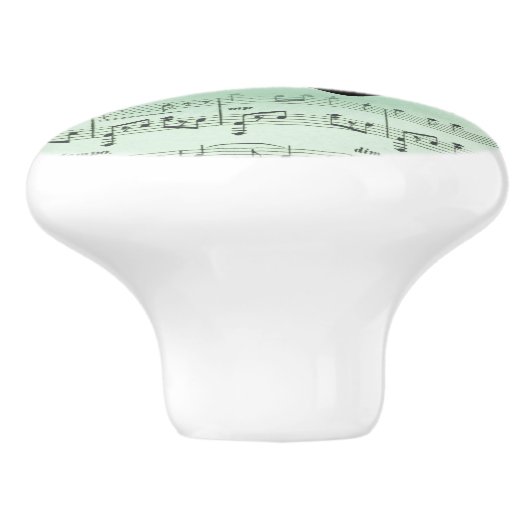 グリーンミュージックとシアターギリシャのマスク セラミックノブ (側面)