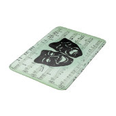 グリーンミュージックとシアターギリシャのマスク バスマット (アングル)