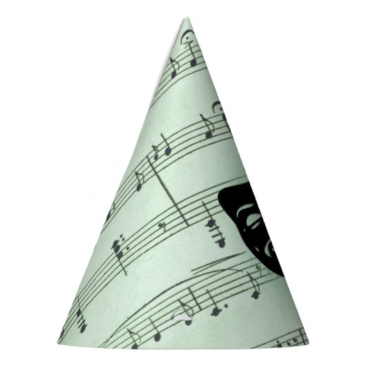 グリーンミュージックとシアターギリシャのマスク パーティーハット (左)