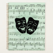 グリーンミュージックとシアターギリシャのマスク プランナー手帳 (正面)