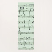 グリーンミュージックとシアターギリシャのマスク ヨガマット (裏面)