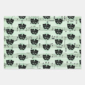 グリーンミュージックとシアターギリシャのマスク ラッピングペーパーシート (正面3)