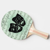 グリーンミュージックとシアターギリシャのマスク 卓球ラケット (横)